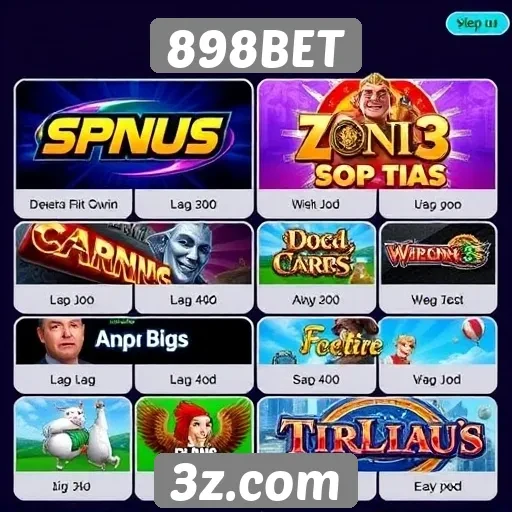 Jogos mais populares disponíveis na plataforma 898BET